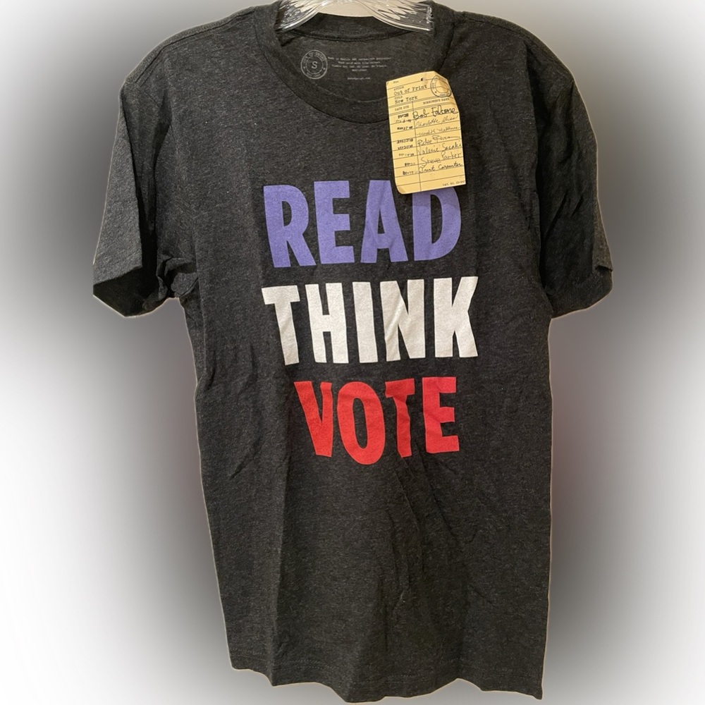 Out of Print charcoal grey graphic Tee